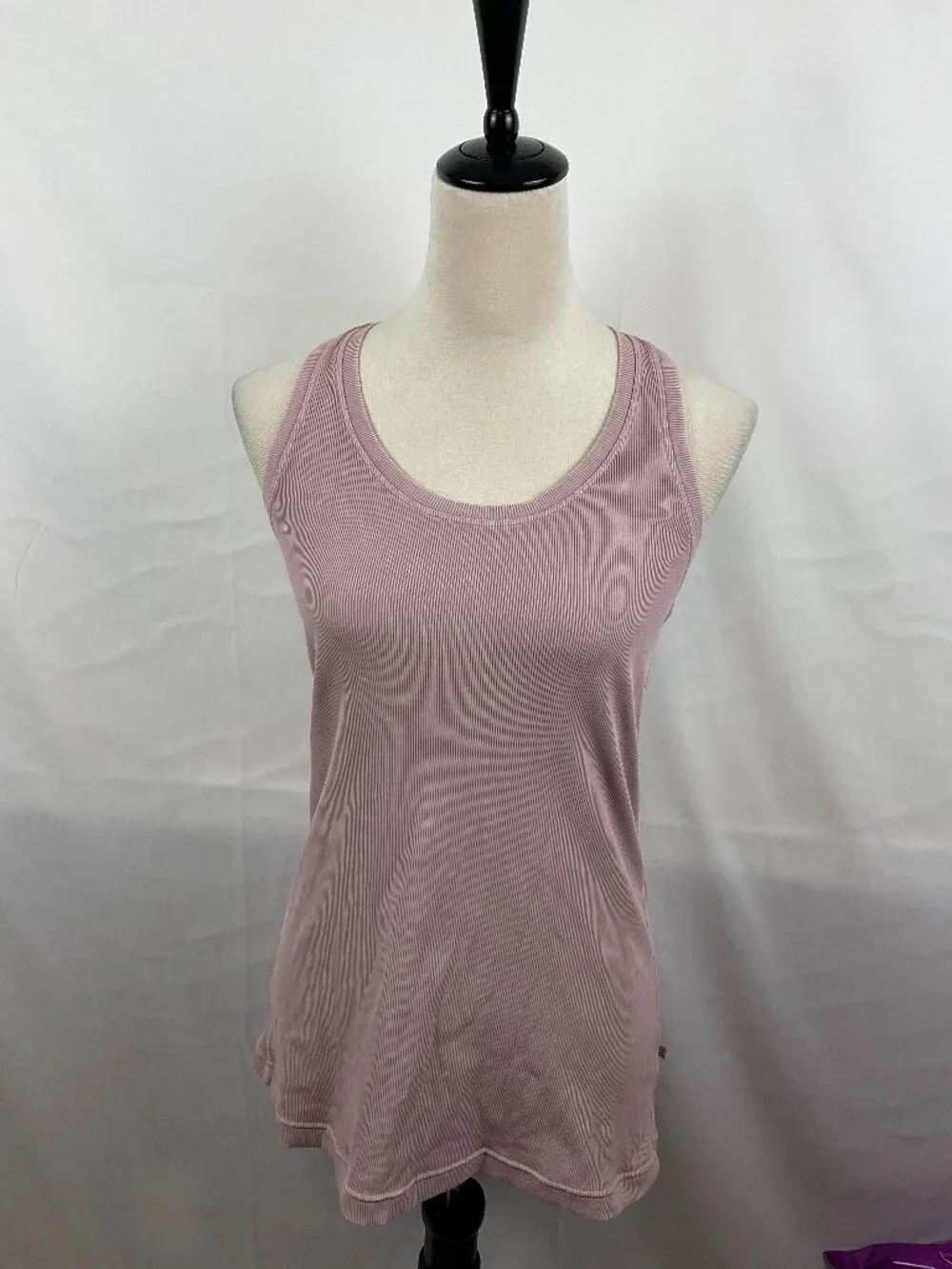 Lululemon Cool Racerback Tank Rib Washed Antoinette Light Lavender